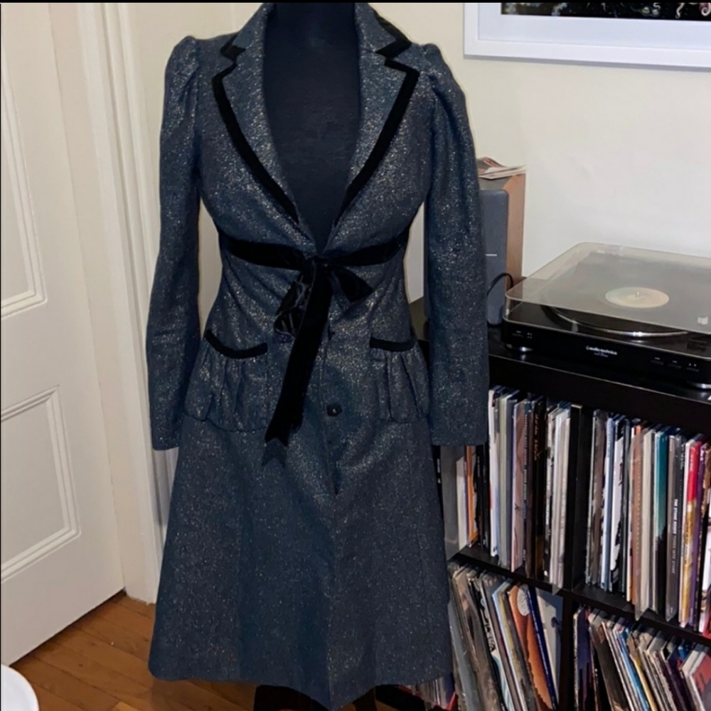 Vintage Betsey Johnson NY steam punk coat dress 8